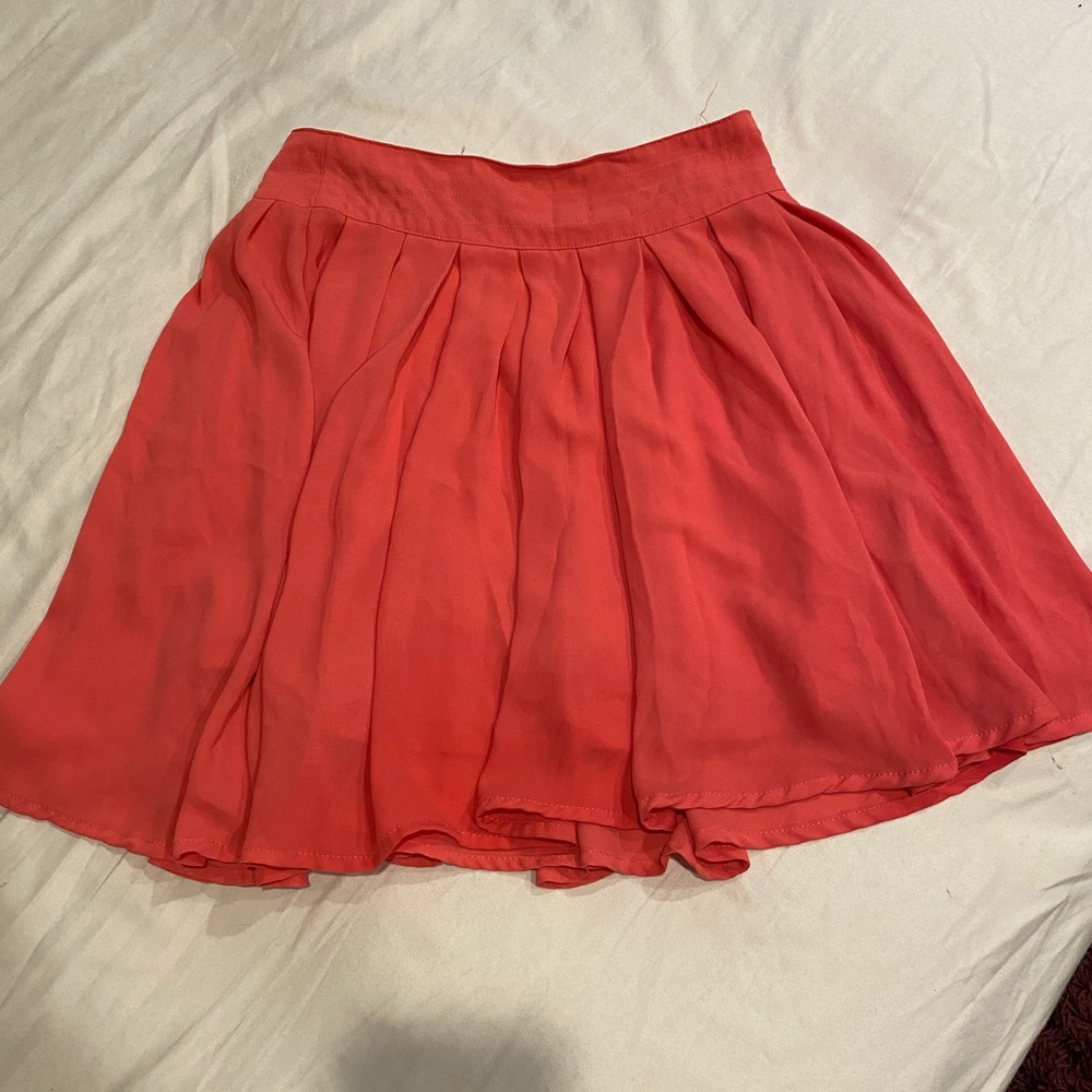 Orange skirt